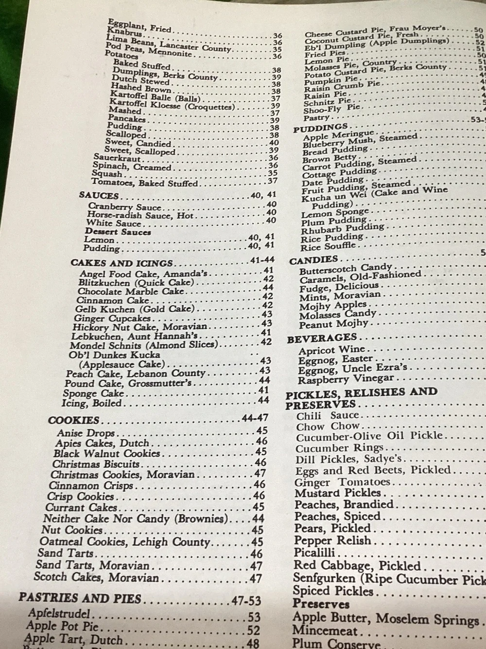 Pennsylvania Dutch Cookbook Fine Old Recipes 1972 Paperback 63 Pages Pictures